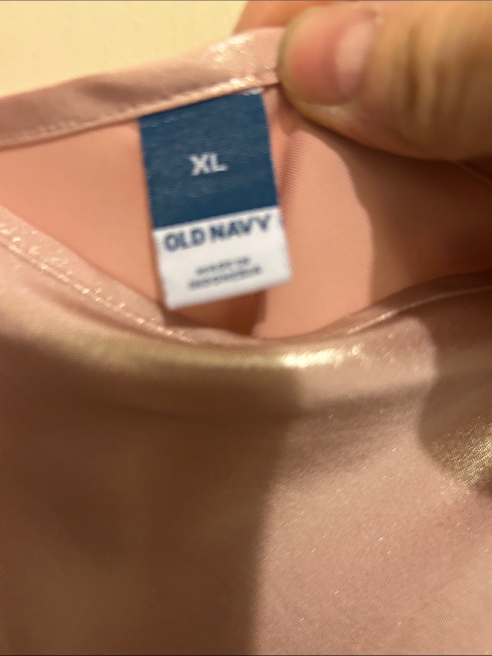 Old Navy Shimmery Dusty Rose Slip Midi Dress - Picture 2 of 4
